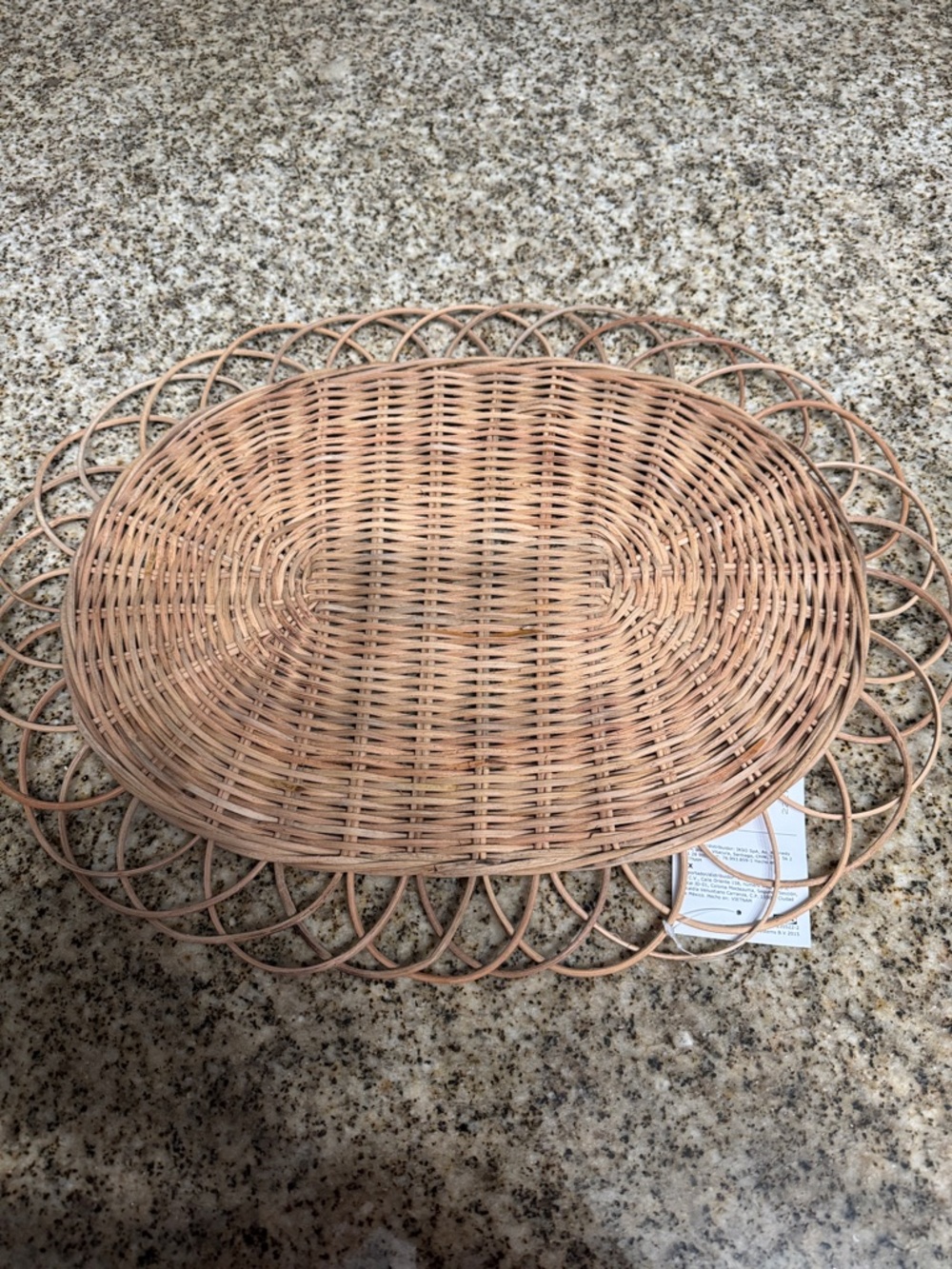 IKEA Natural Woven Oval placemats - set of 3